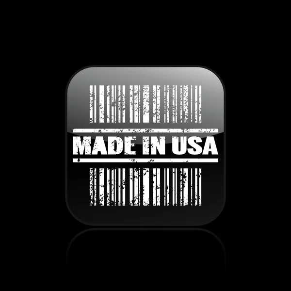 Vektorillustrasjon av isolert laget i USA-ikon – stockvektor