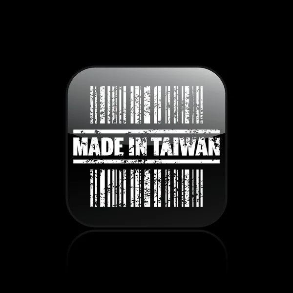 Illustration vectorielle d'une icône unique de Taiwan — Image vectorielle