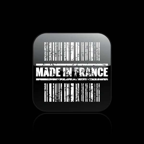 Vectorillustratie van single gemaakt in Frankrijk pictogram — Stockvector