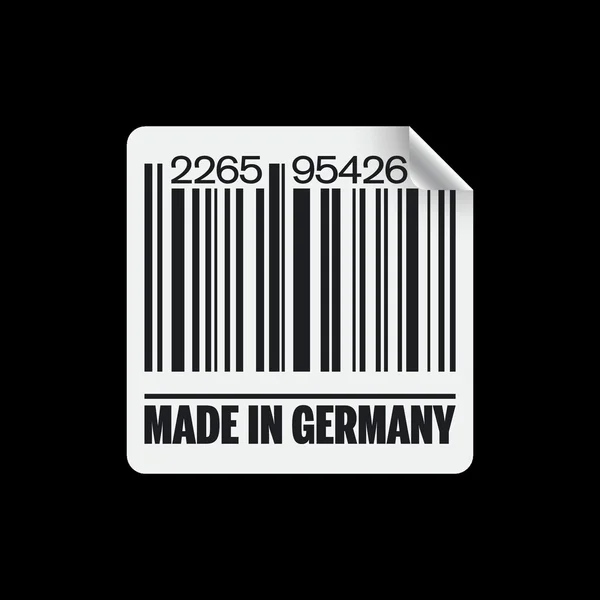 Ilustração vetorial do ícone único da Alemanha — Vetor de Stock
