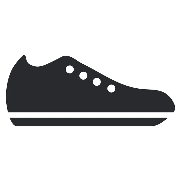 Vectorillustratie van geïsoleerde schoen pictogram — Stockvector