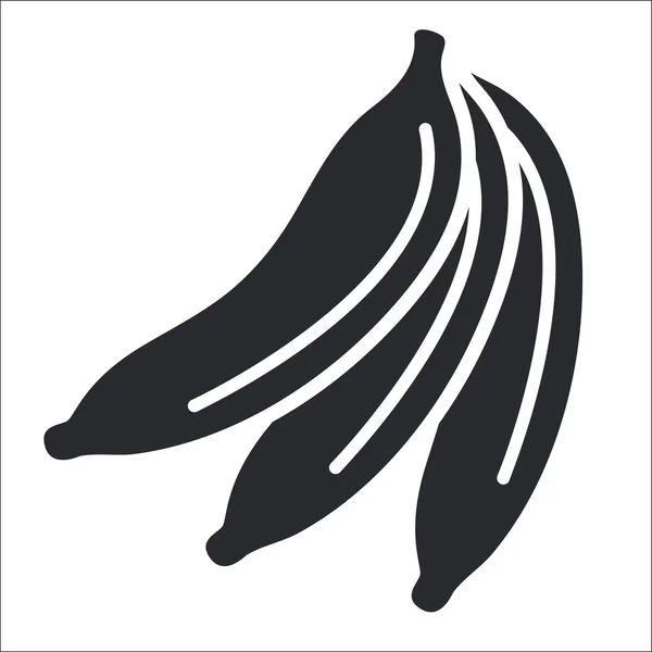 Illustration vectorielle de l'icône de banane isolée — Image vectorielle