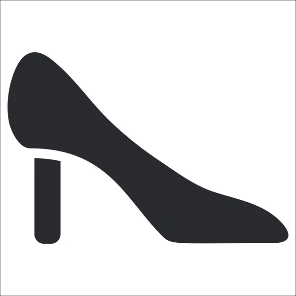 Illustrazione vettoriale dell'icona isolata della scarpa — Vettoriale Stock