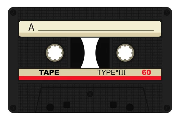 stock vector Vector illustration of single '80 isolated tape design