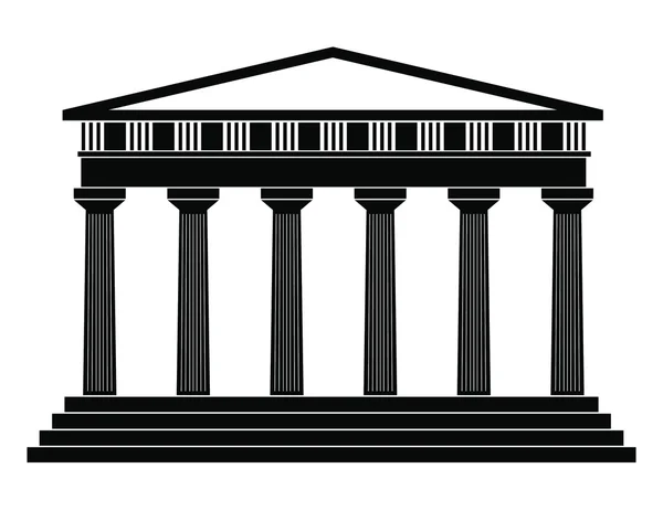 Ilustración vectorial del icono aislado del templo — Vector de stock