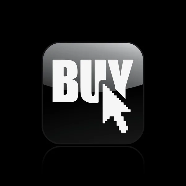 Ilustração vetorial do ícone de botão de compra isolado único —  Vetores de Stock
