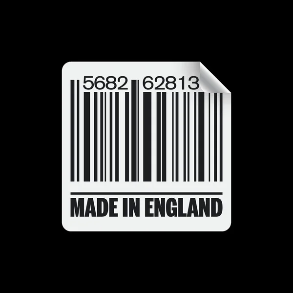 Ilustração vetorial de um único ícone Made in England — Vetor de Stock