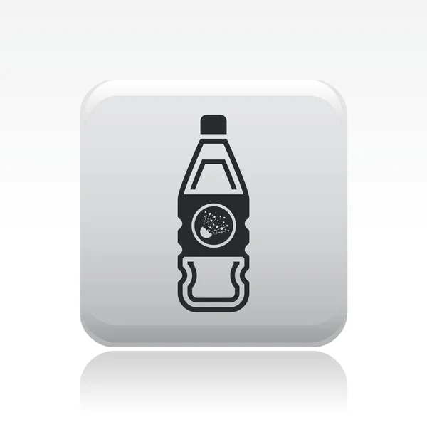 Illustration vectorielle d'une icône de bouteille à danger unique — Image vectorielle