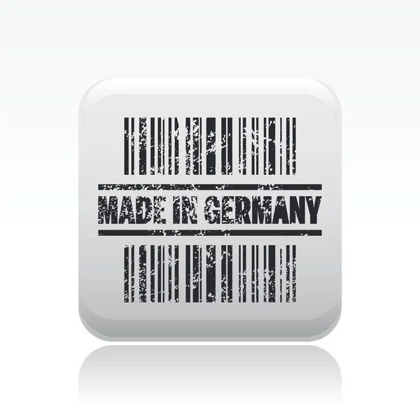 Vector illustration of single Germany icon — Stock Vector
