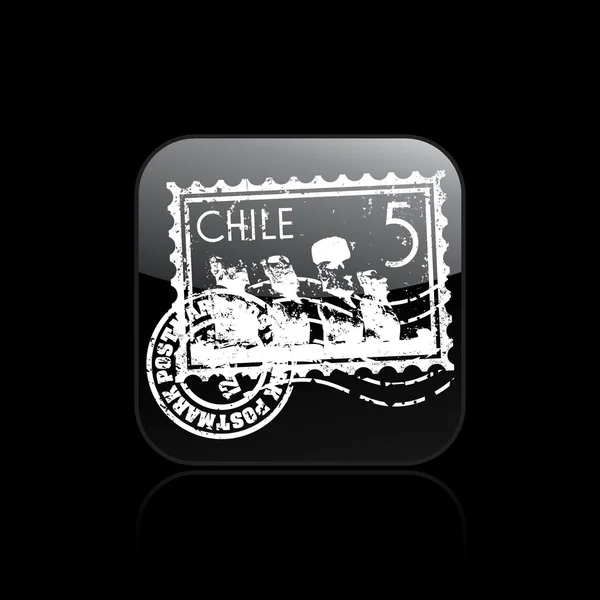 单个智利图标矢量插画 — 图库矢量图片