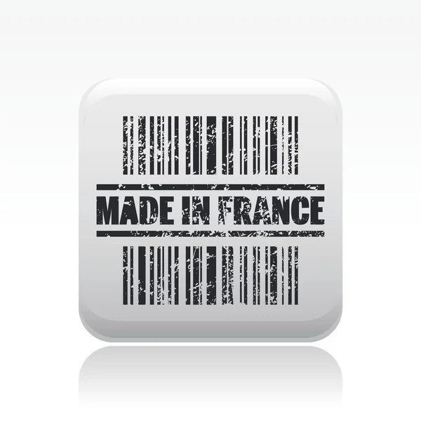 Vector illustration of single made in France icon — Stock Vector