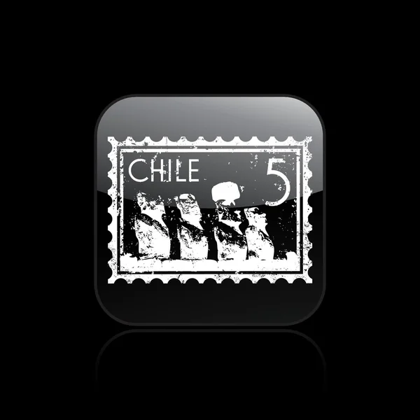 Vector illustration of isolated Chile icon — Stock Vector