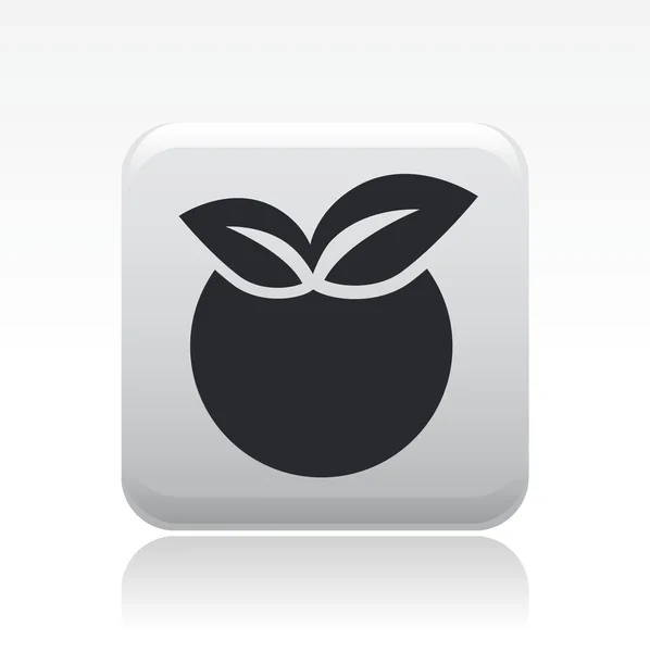 Векторная иллюстрация изолированной иконы яблока — стоковый вектор