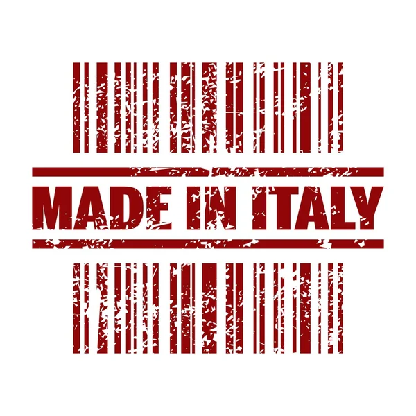 Illustration vectorielle de l'icône isolée made in Italy — Image vectorielle