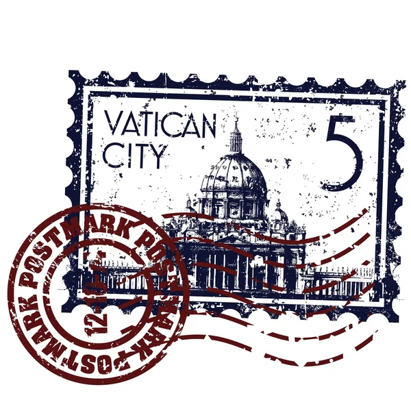 Ilustração vetorial de um único ícone do Vaticano — Vetor de Stock
