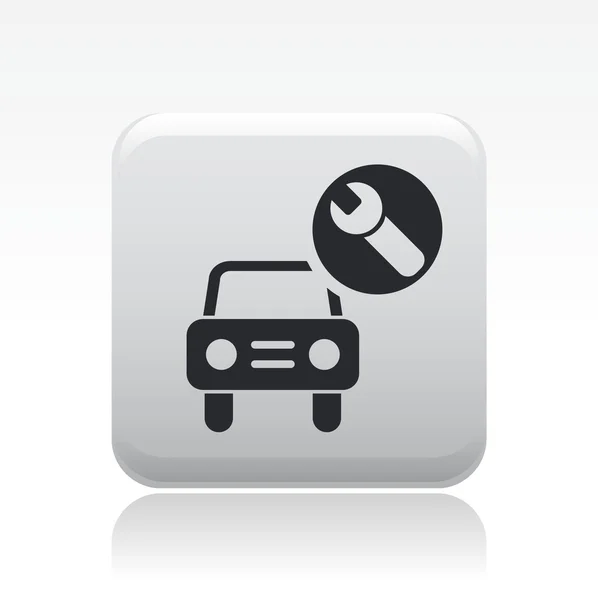 Ilustração vetorial do ícone de reparo de carro único — Vetor de Stock
