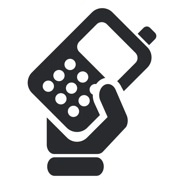 Vector illustration of isolated phone handing icon — Stock Vector