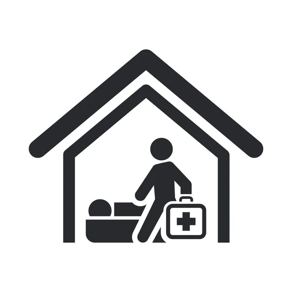 Illustration vectorielle d'une icône médicale unique — Image vectorielle