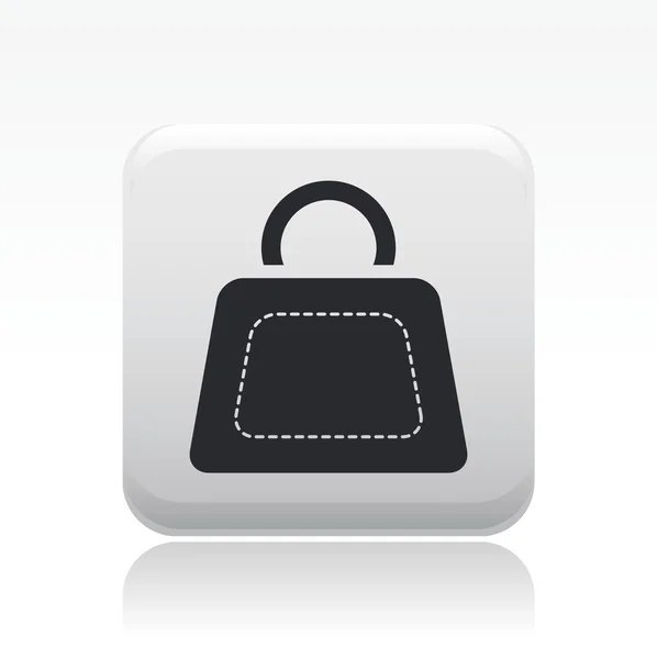Ilustración vectorial del icono de bolsa única — Vector de stock