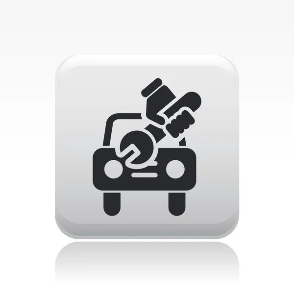 Ilustração vetorial do ícone de reparo de carro único —  Vetores de Stock