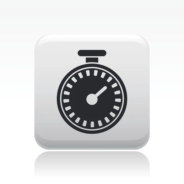 Ilustracja wektorowa ikona jeden chronometr — Wektor stockowy