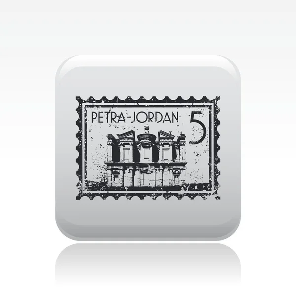 Ilustración vectorial de un icono de Petra — Archivo Imágenes Vectoriales