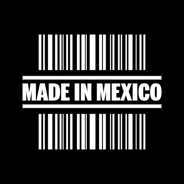 Ilustración vectorial de aislado hecho en México icono — Vector de stock