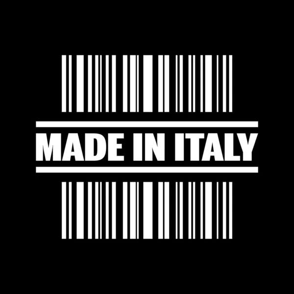 Ilustración vectorial de single made in Italy icon — Vector de stock