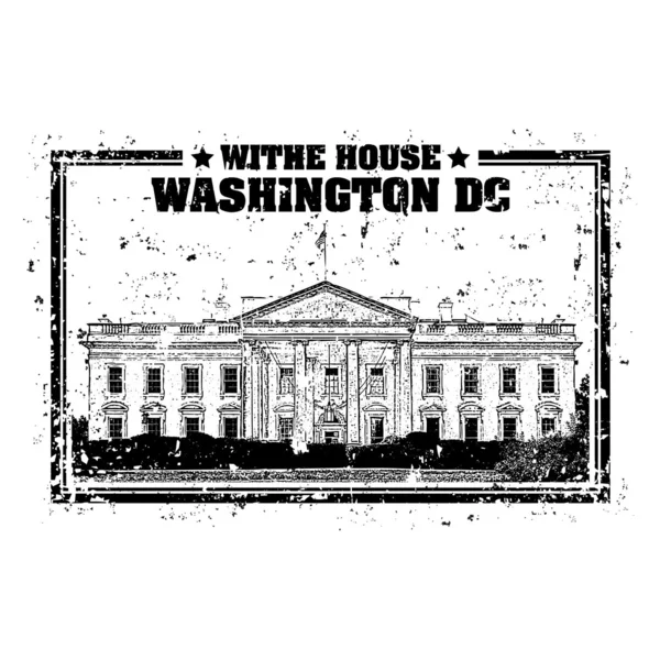 Vektorikuvaus yksittäisestä Washingtonin kuvakkeesta — vektorikuva