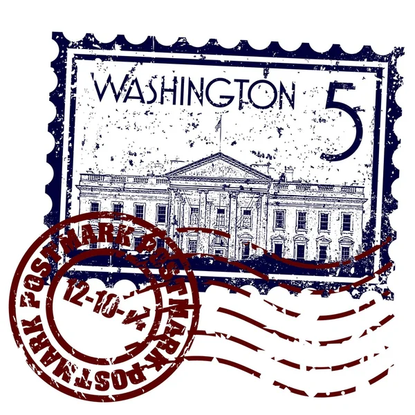 Vektorillustration der isolierten Washington-Ikone — Stockvektor