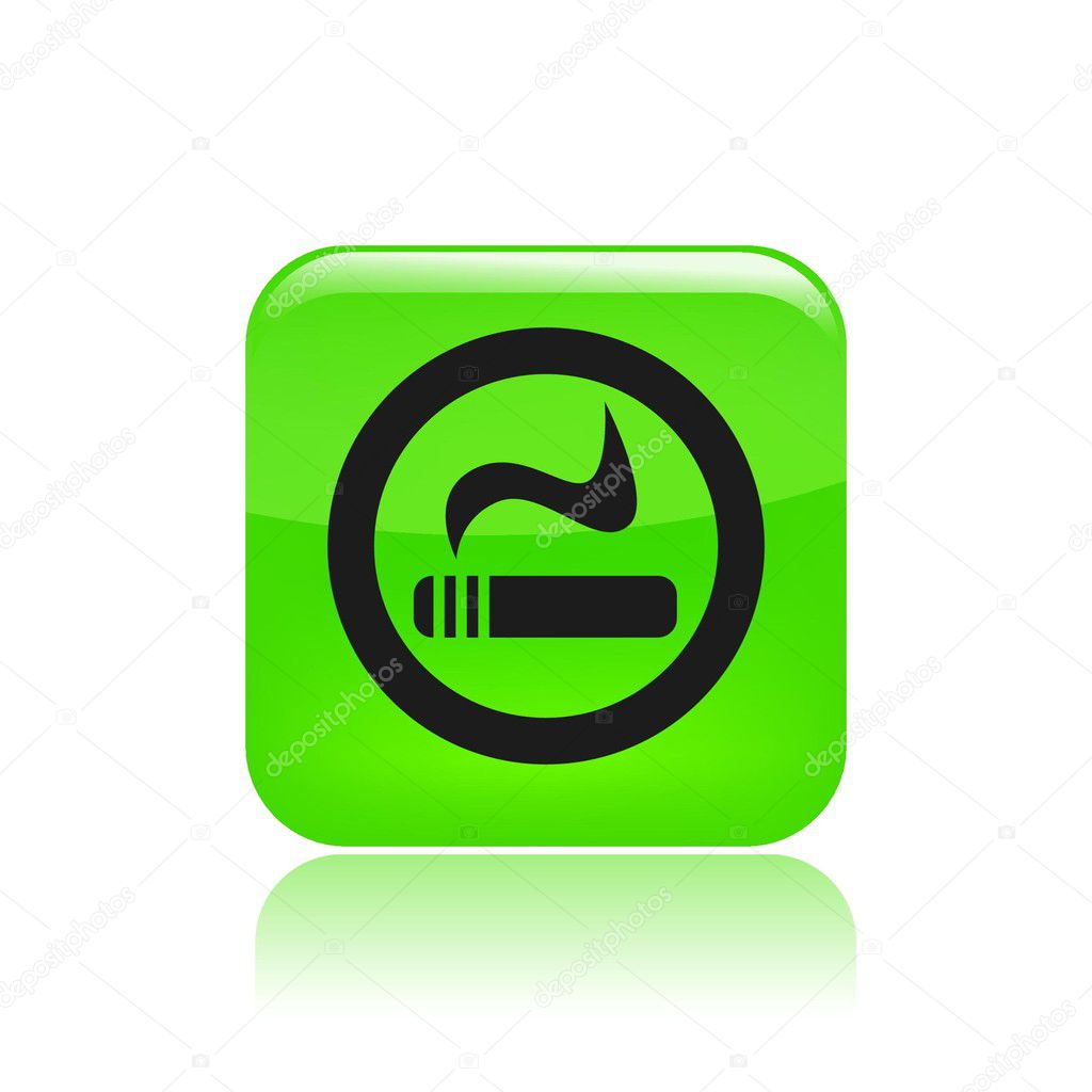 Vector illustration of isolated smoke icon