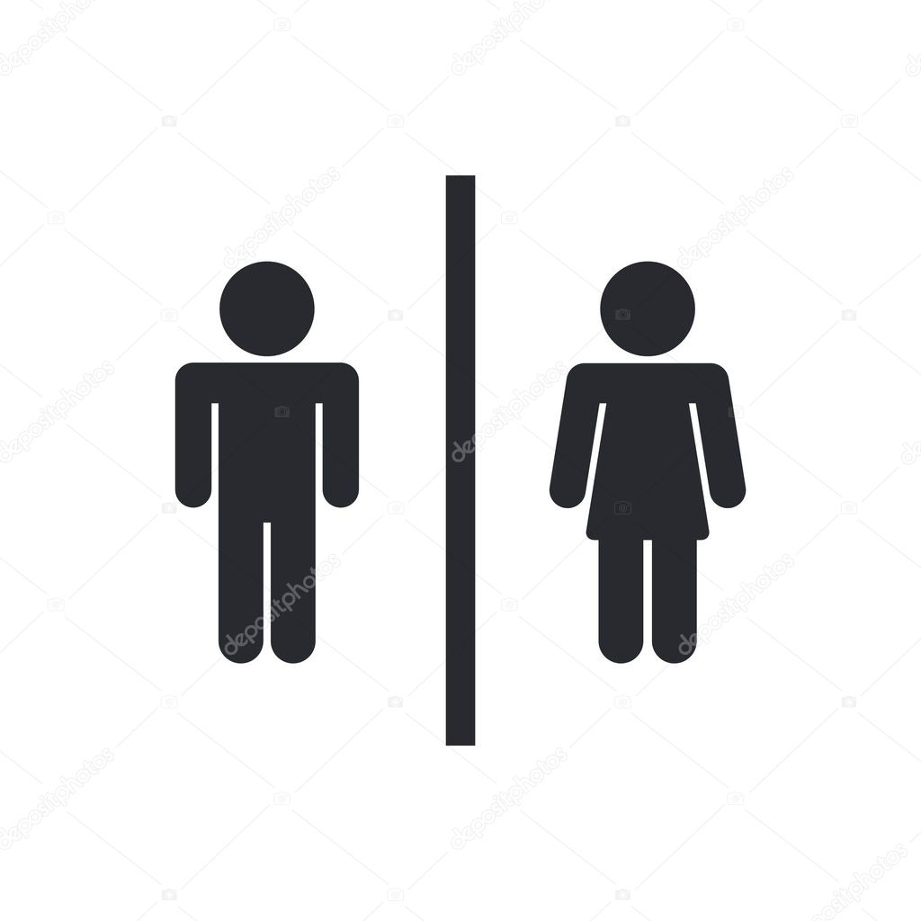 Vector illustration of isolated bathroom icon