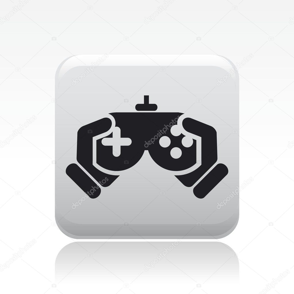 Vector illustration of isolated video game icon