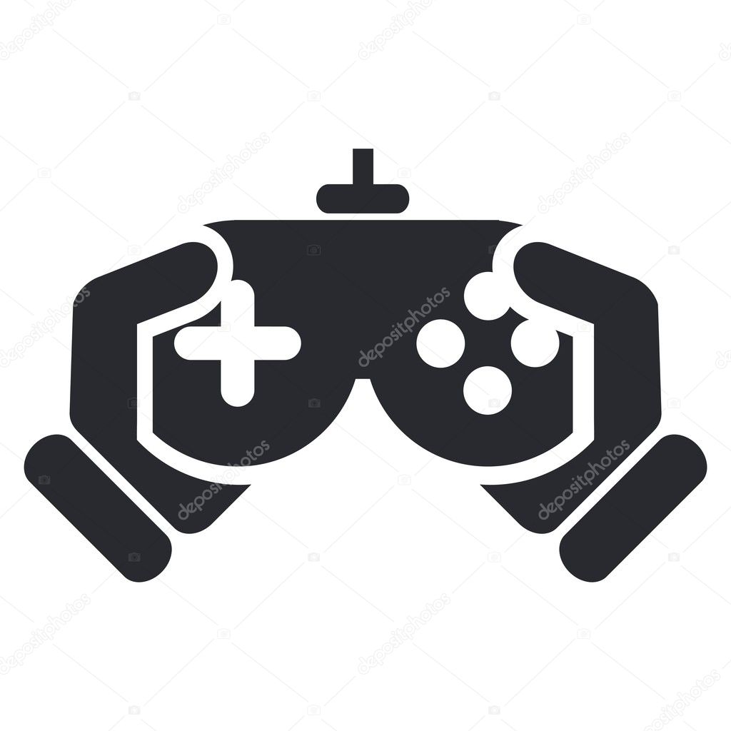 Vector illustration of isolated video game icon