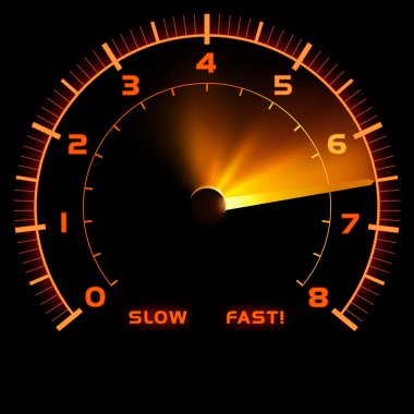 Speedometer clipart