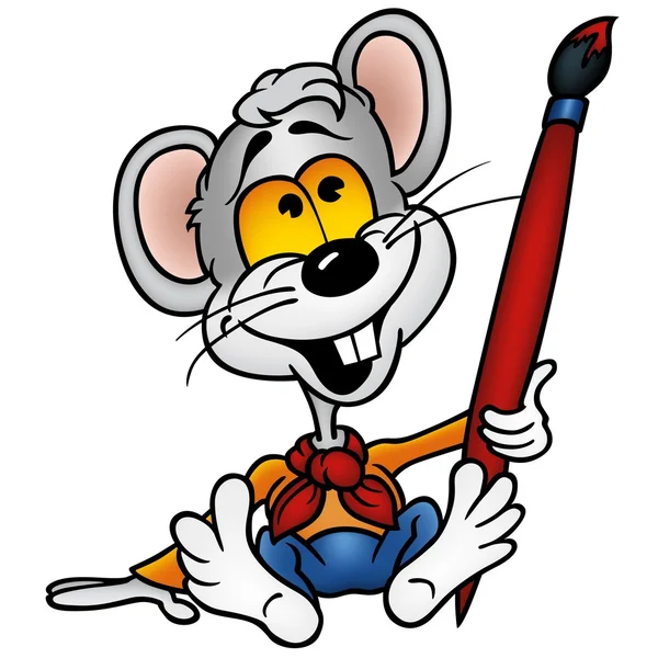 Mouse Painter — Stock Photo, Image