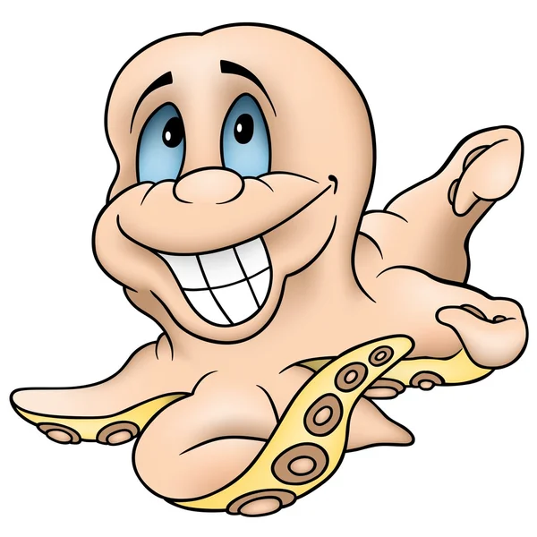 Cheerful Octopus — Stock Photo, Image