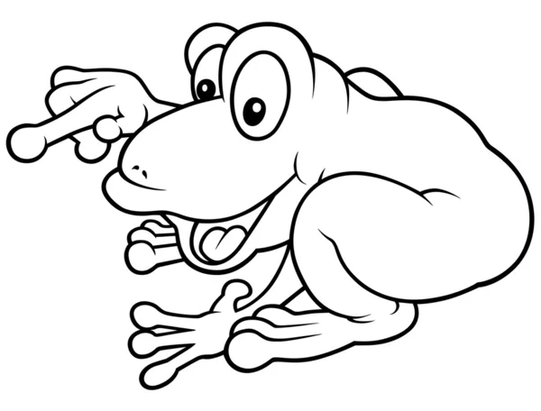 Cheerful Frog — Stock Photo, Image