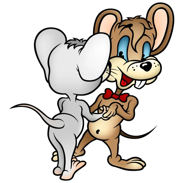 Dancing Mouses — Stock Photo, Image