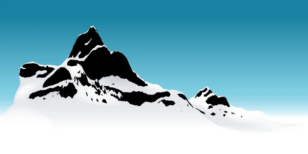 Montaña nevada — Foto de Stock