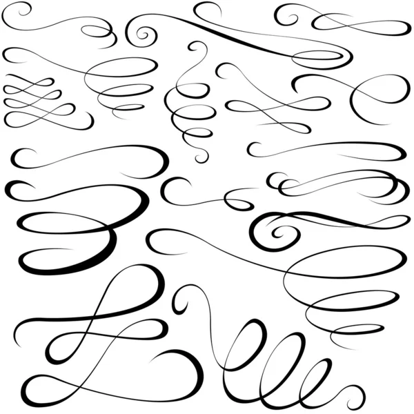 Elementy kaligraficzne — Zdjęcie stockowe