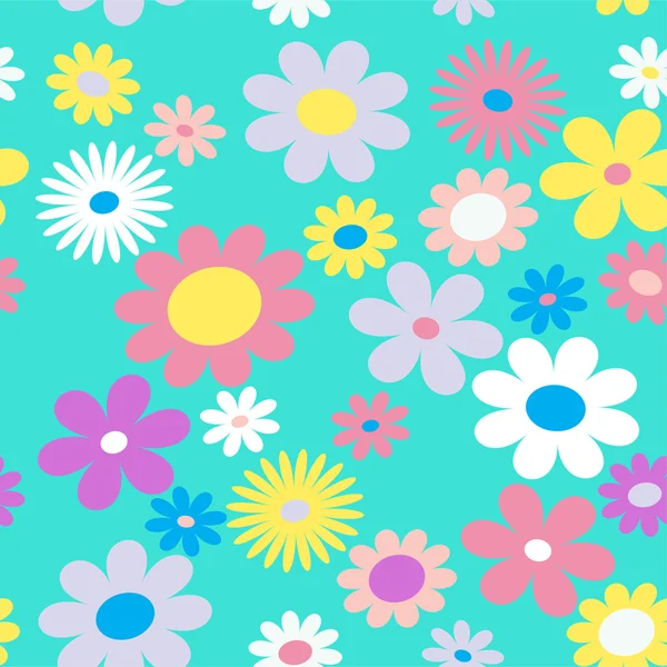 Farbe Blumen. — Stockvektor