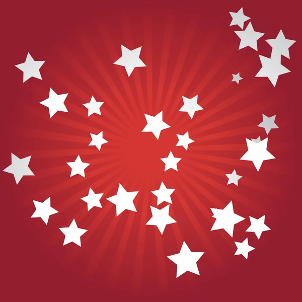 星のベクトルの背景 — ストックベクタ