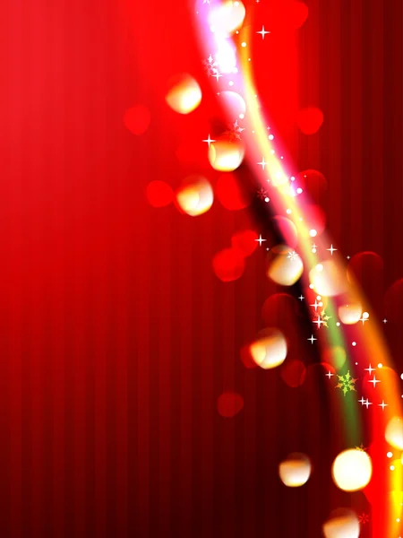 Fond d'onde rouge brillant — Image vectorielle