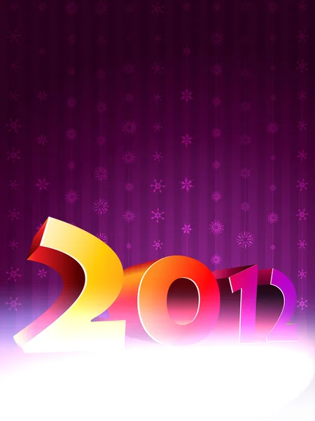 2012 boldog új évet háttér — Stock Vector