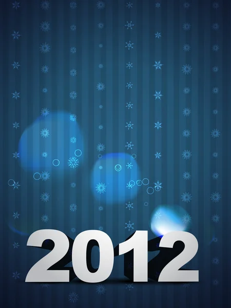 2012 新年快乐背景 — 图库矢量图片