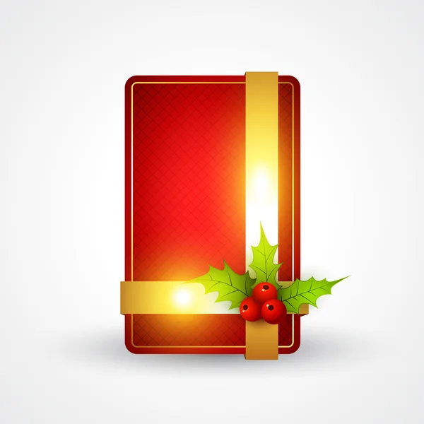 Étiquette de Noël — Image vectorielle