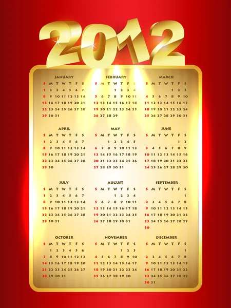 Neues Jahr im goldenen Stil — Stockvektor