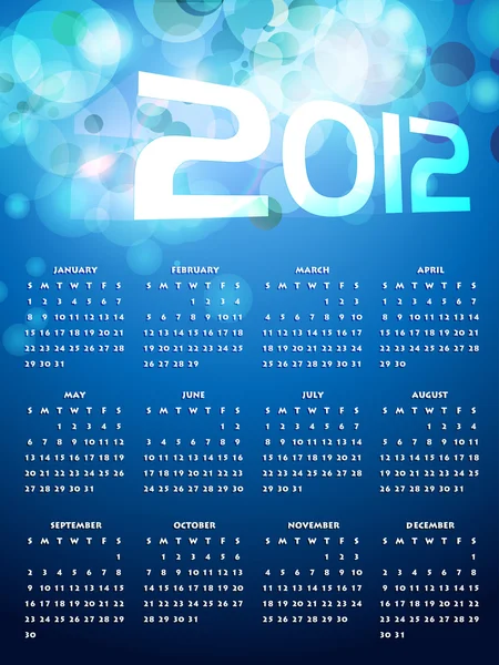 カレンダーのデザイン — ストックベクタ
