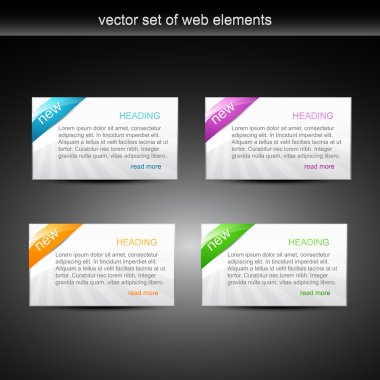 web elements clipart
